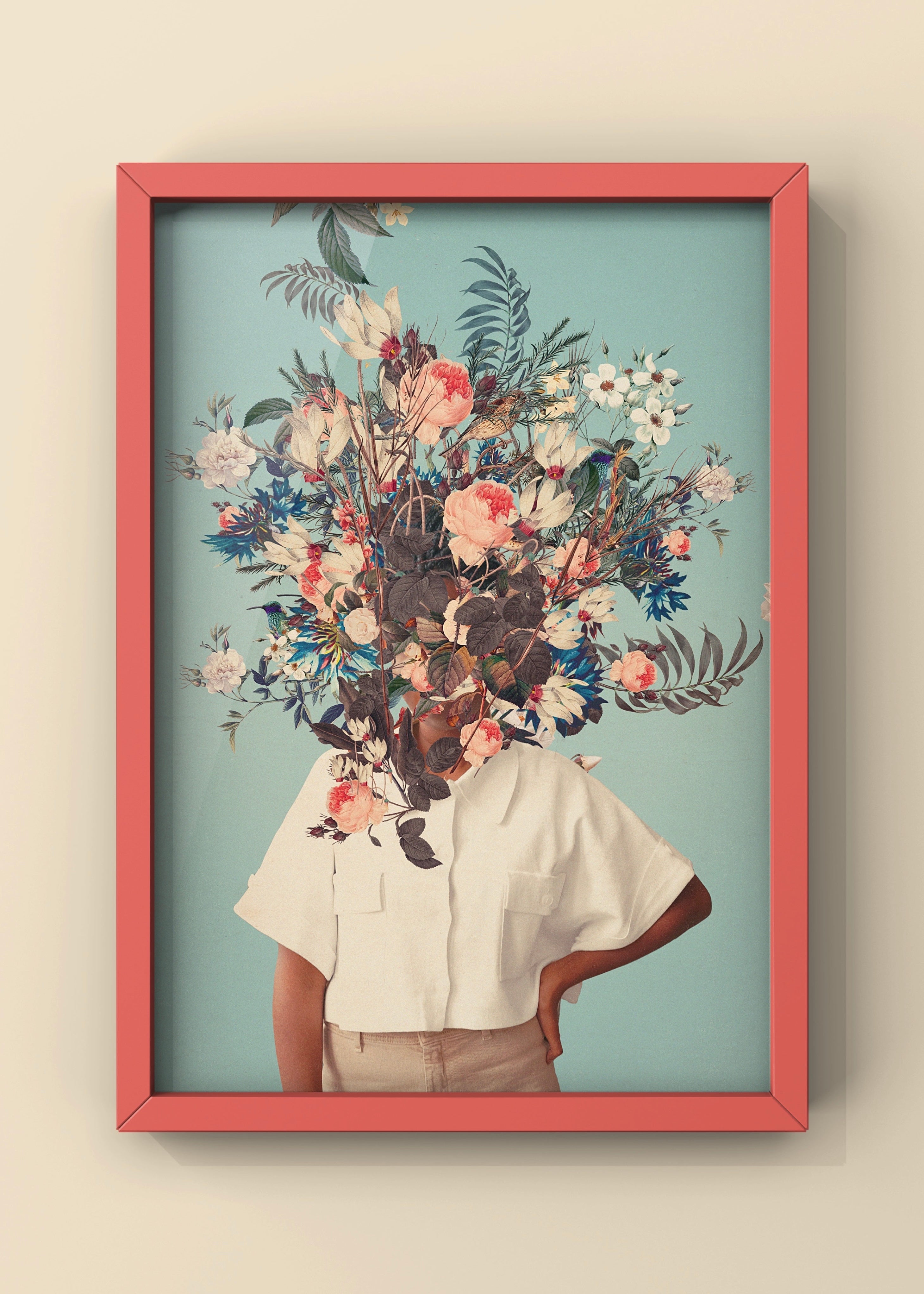 Thank God It's Spring By Frank Moth | Floral Wall Art Portrait