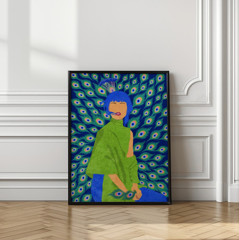 peacock woman
