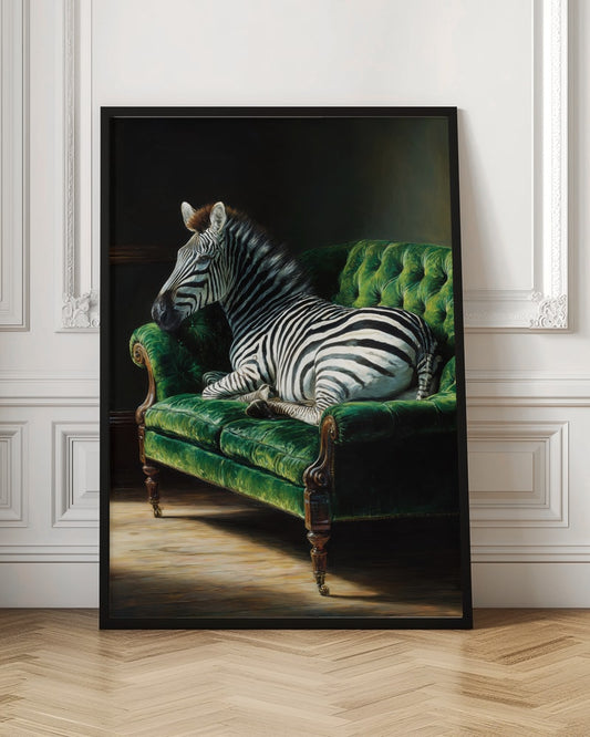 Elegant Zebra Couch