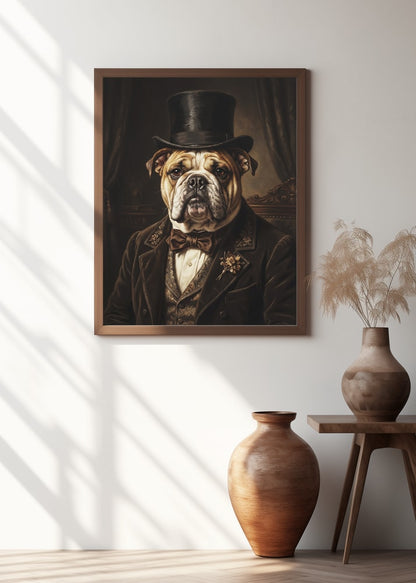 Dapper Bulldog Portrait