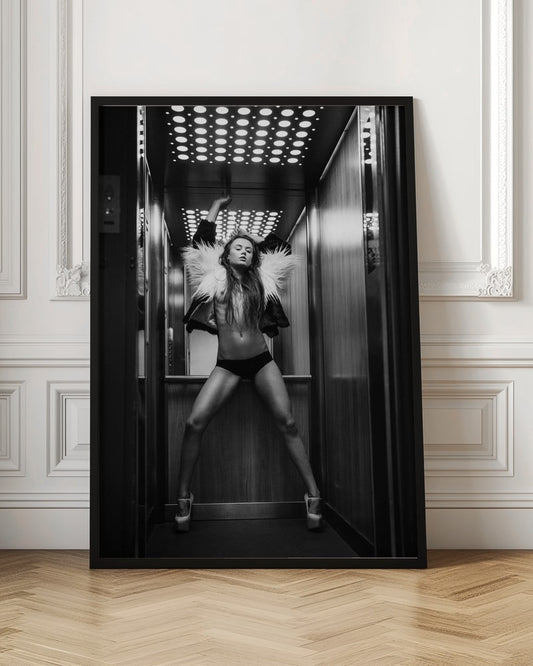 Monochrome Elevator Glamour
