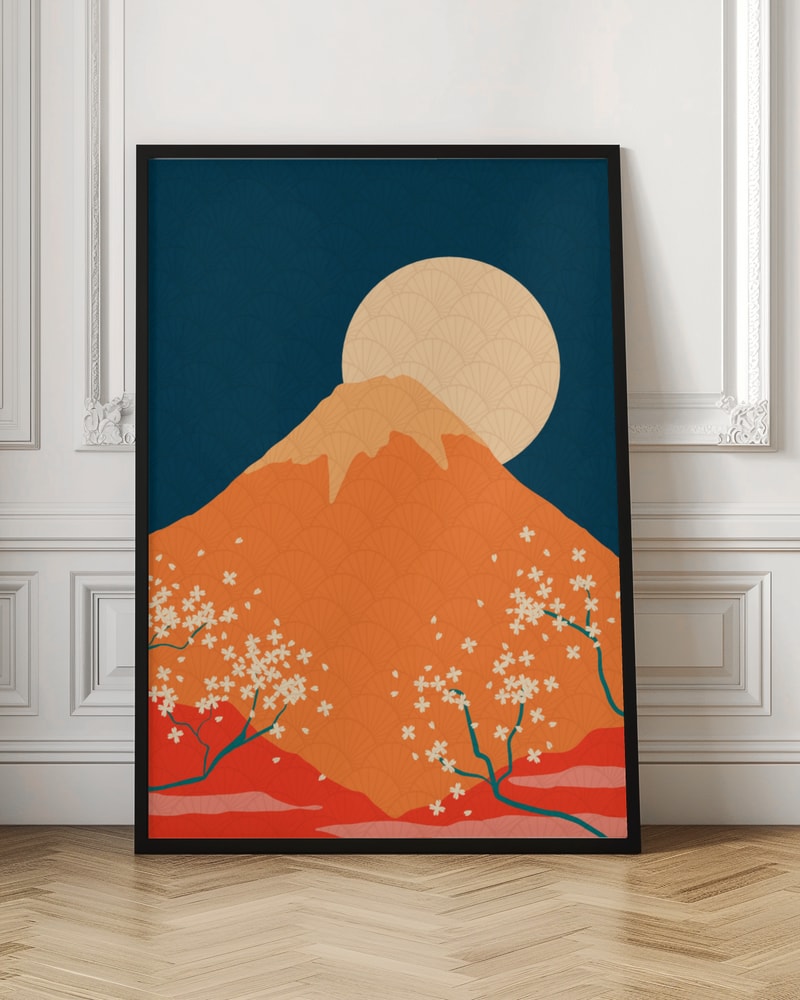 Mount Fuji Cherry Moon