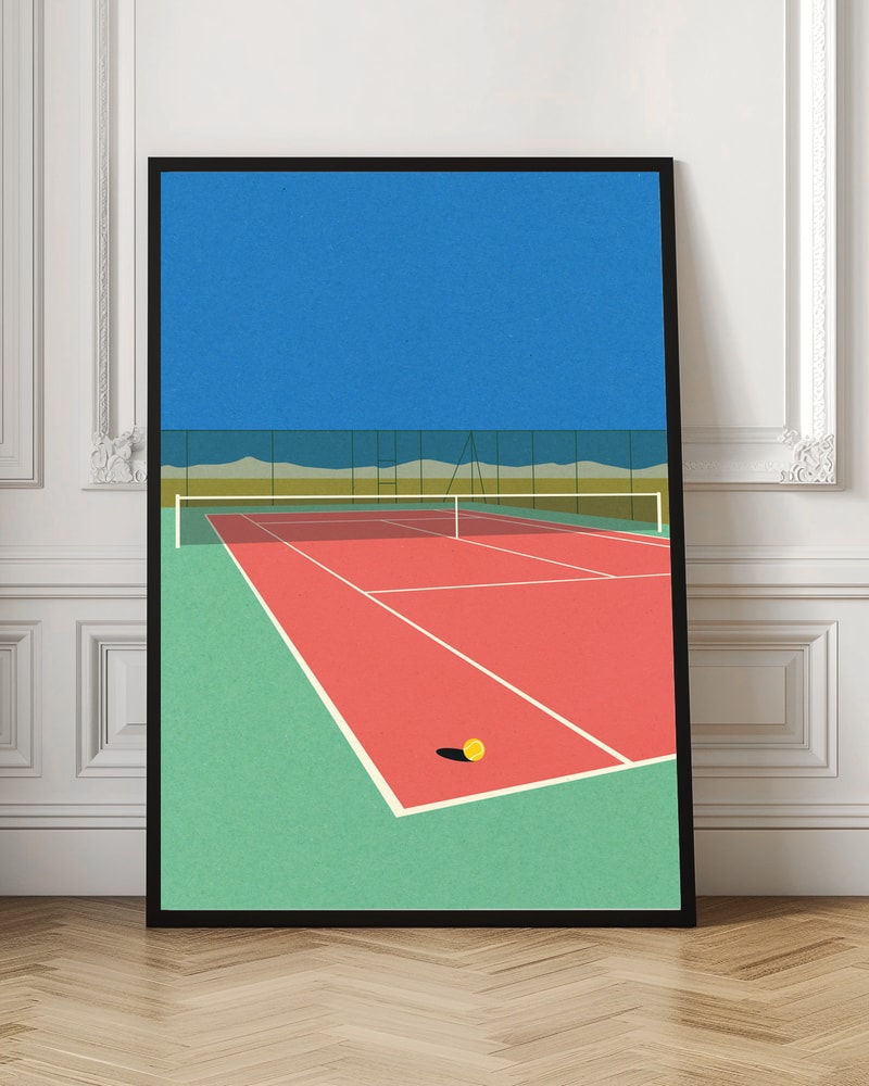 Tennis Court In the Desert
