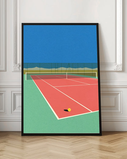 Tennis Court In the Desert