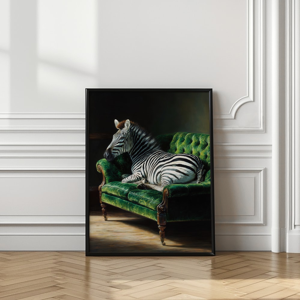 Elegant Zebra Couch