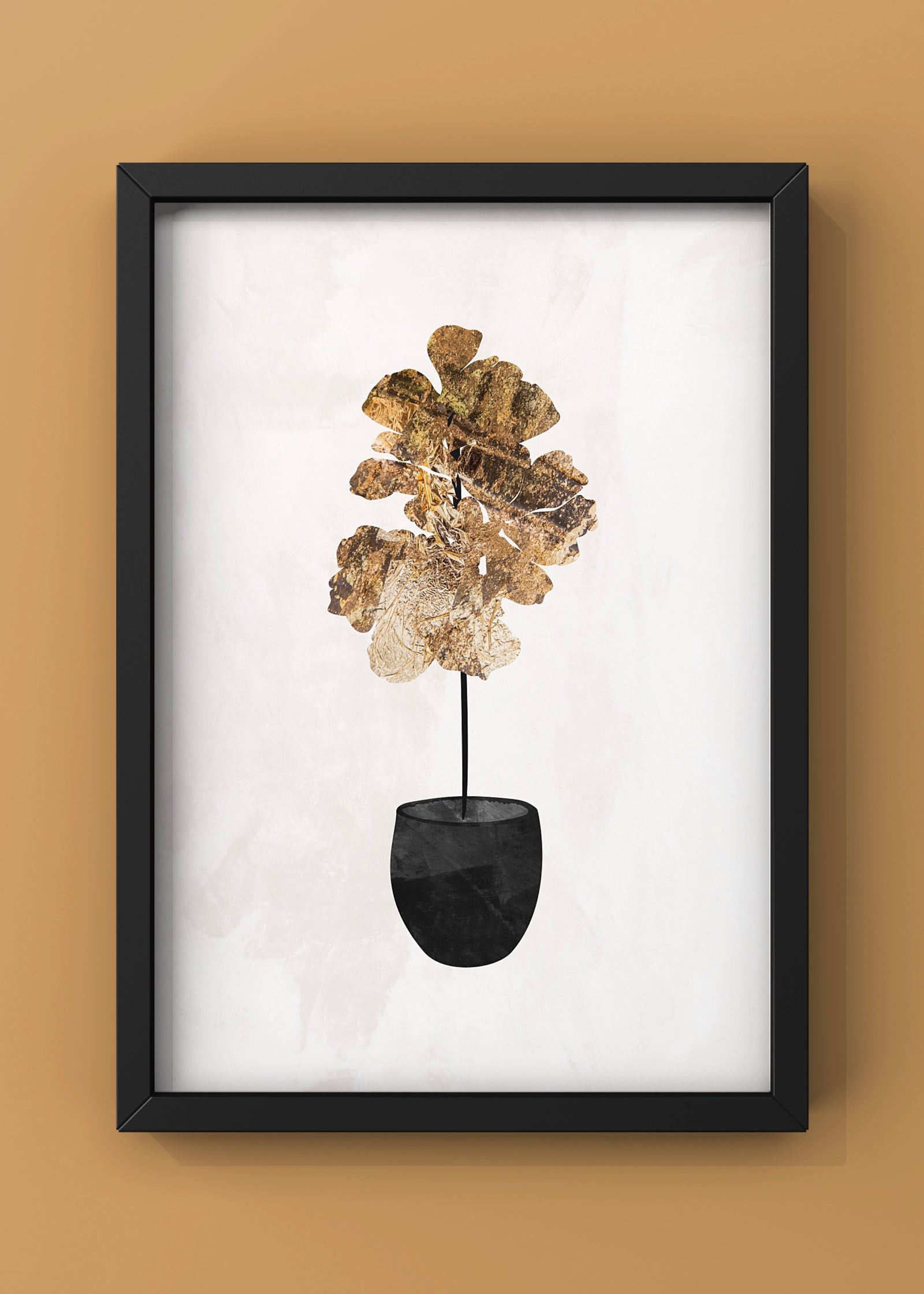 Black and gold house plant 6 By Sarah Manovski