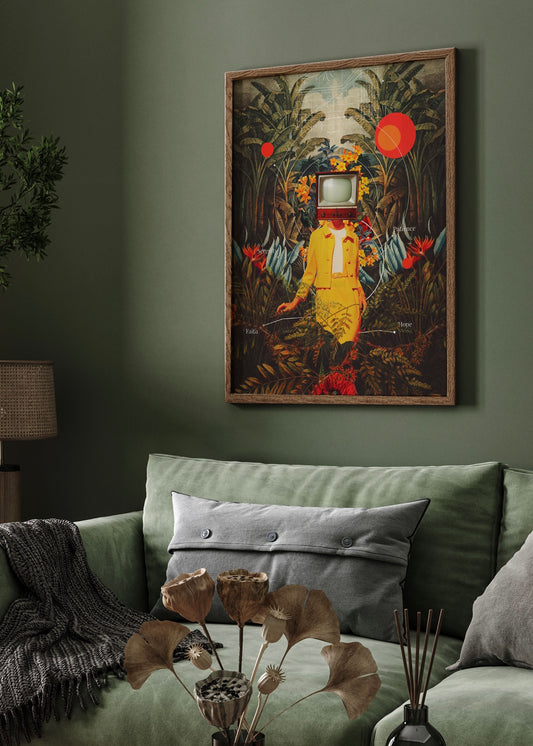 She Came From the Wilderness By Frank Moth | Vintage Botanical Wall Art Print