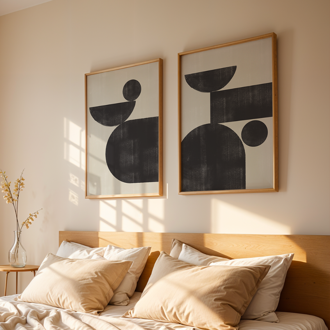 Modern Balance Duo |  Set of 2 Gallery Wall Set