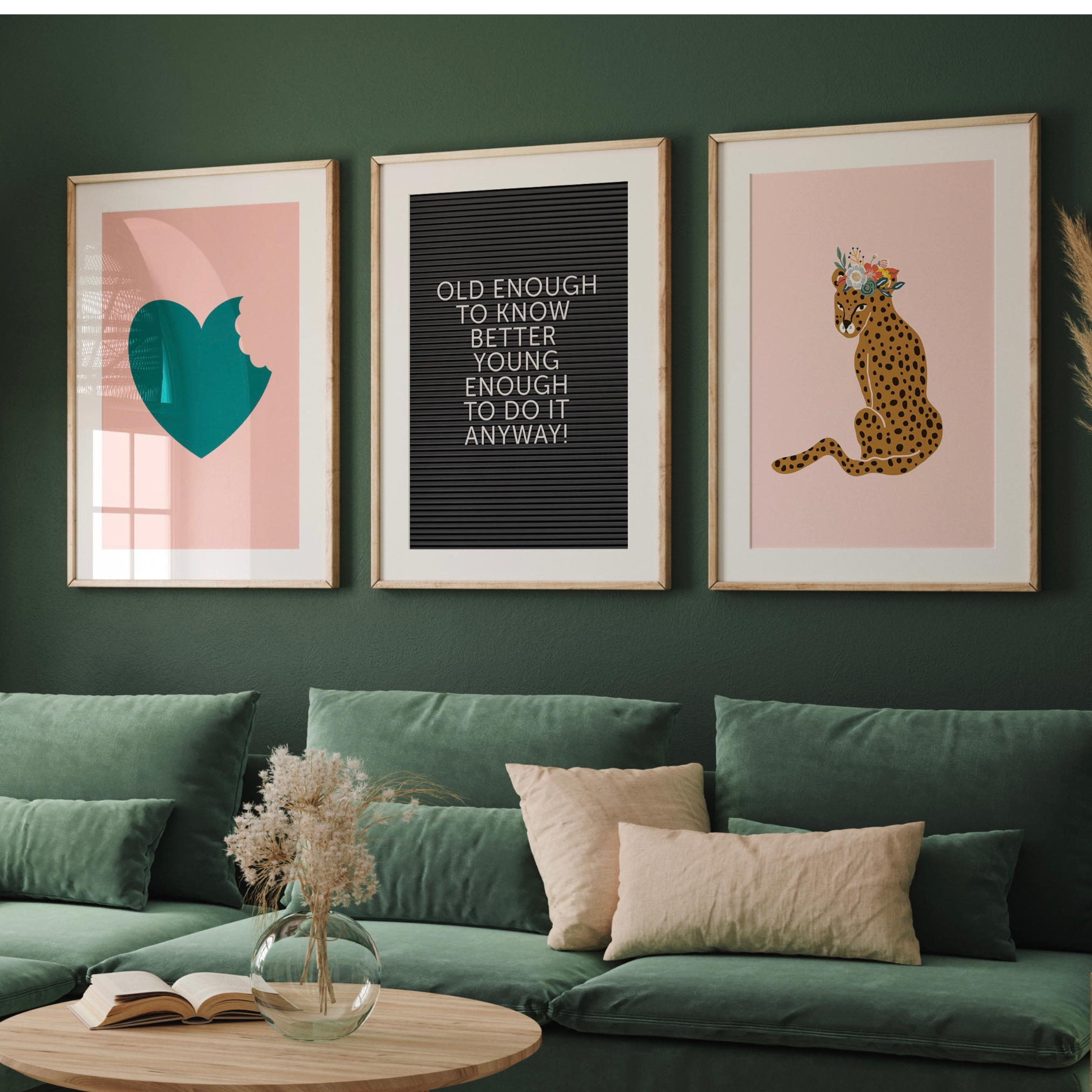 Old Enough to Know Better Gallery Wall Set of 3
