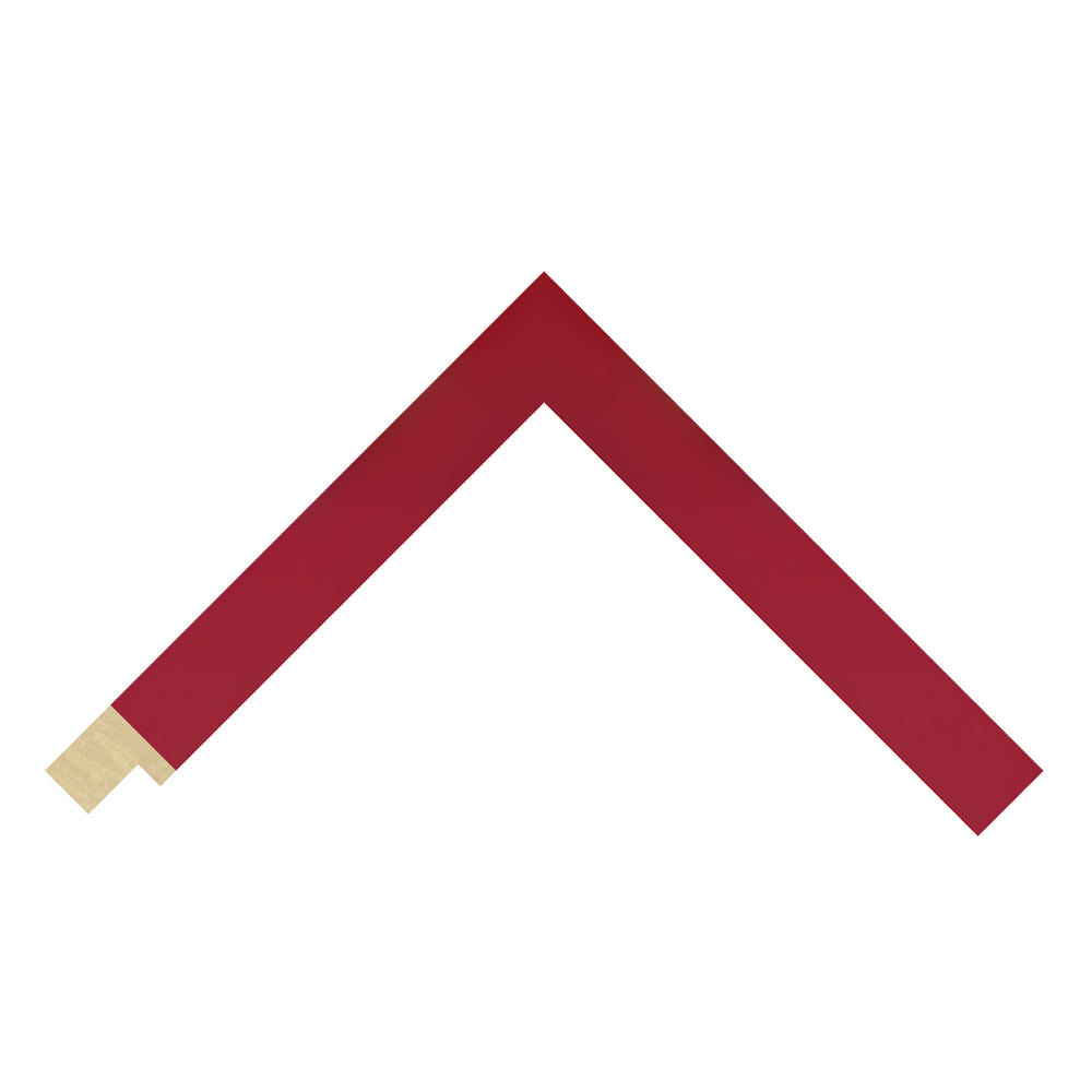 Solid Wood Red Frame