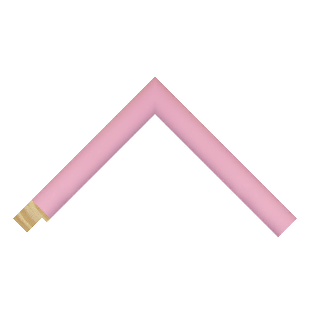 Solid Wood Pink Frame