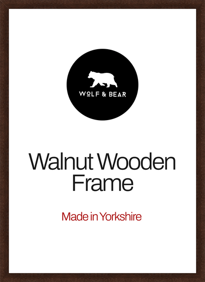 Solid Wood Walnut Frame