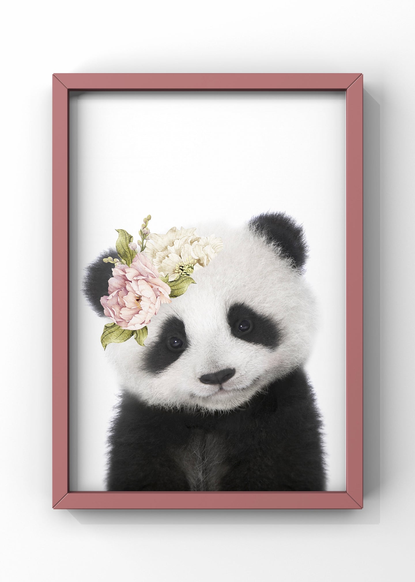 Floral Baby Panda By Lola Peacock