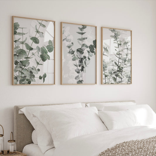 Botanical Eucalyptus By Studio 3 | Gallery Wall Set of 3 Prints