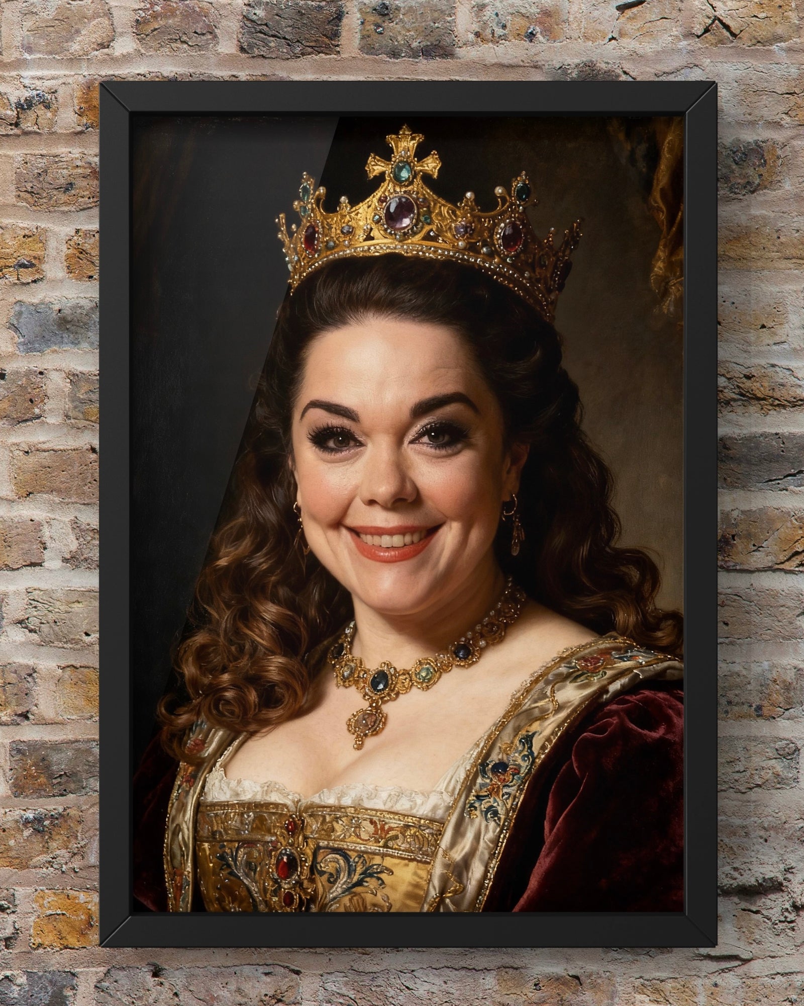 Renaissance Mandy Dingle Print | Funny alternative Wall Art