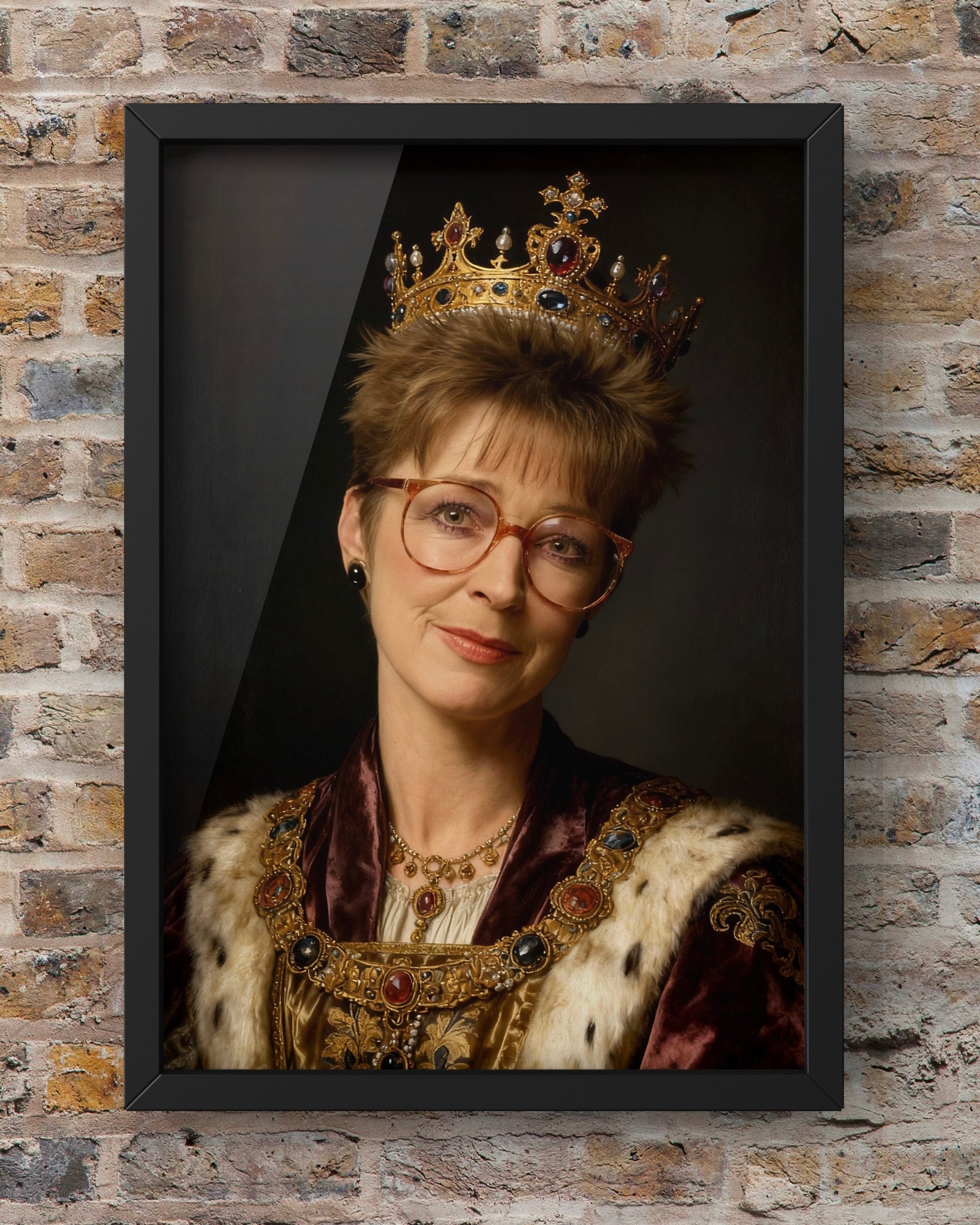 Renaissance Deirdre Barlow from coronation Street Print | Funny alternative Wall Art