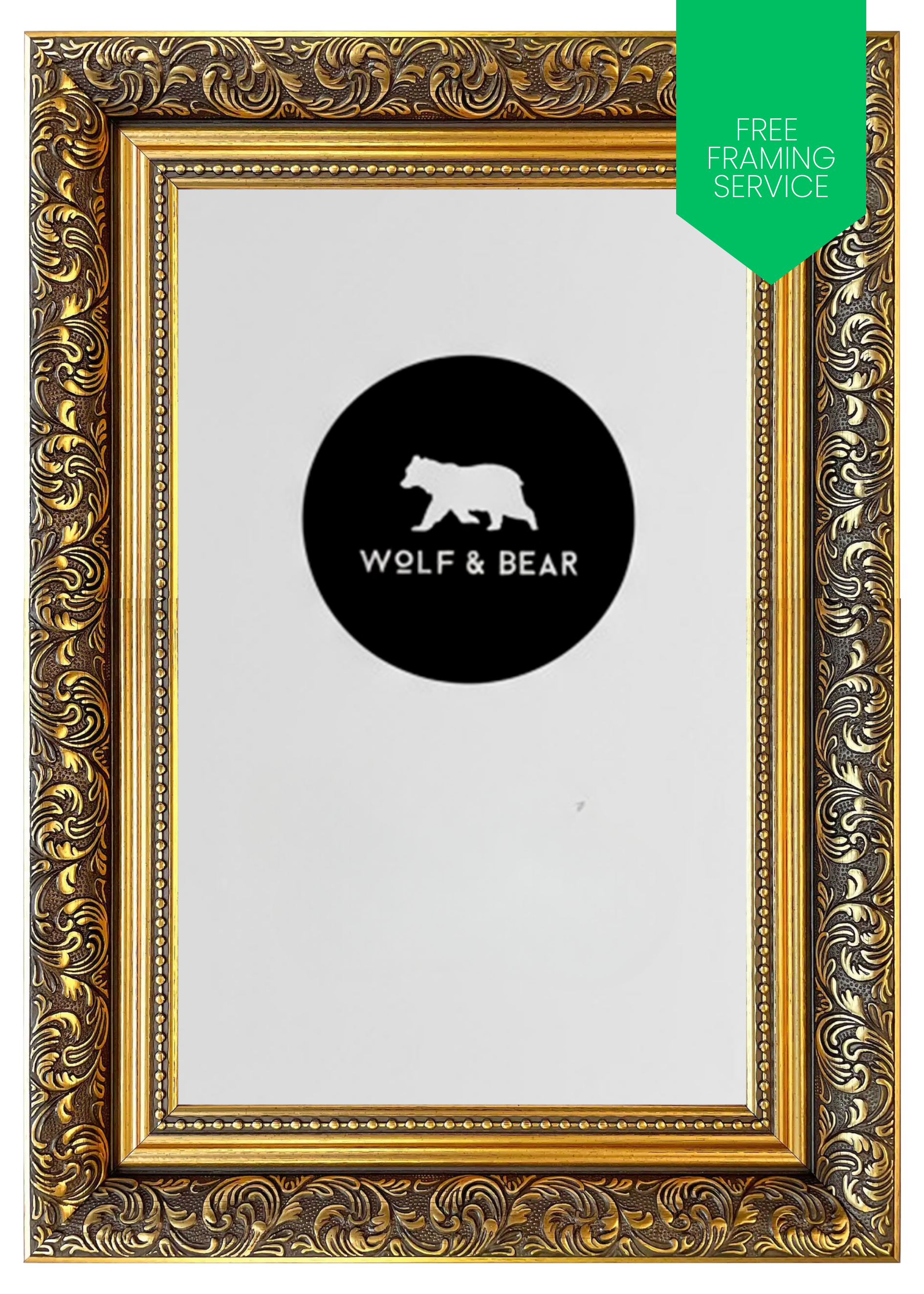 Ornate Gold Frame LUX Collection