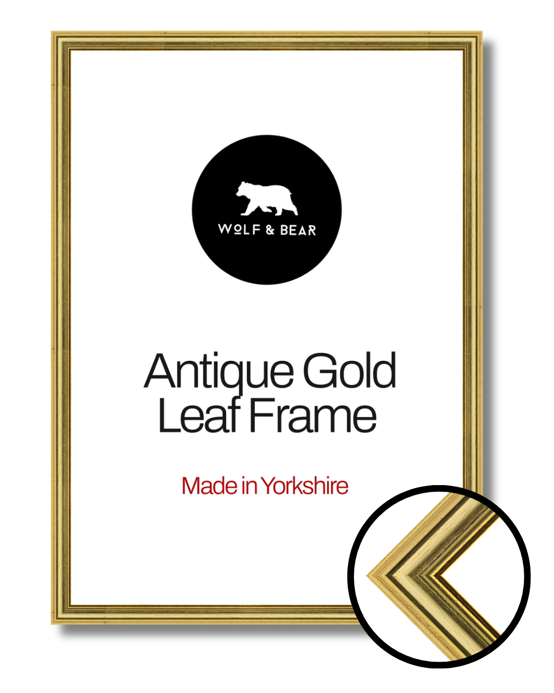 Antique Gold Leaf Frame