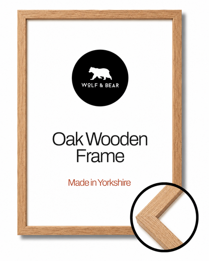 Solid Wood Oak Frame