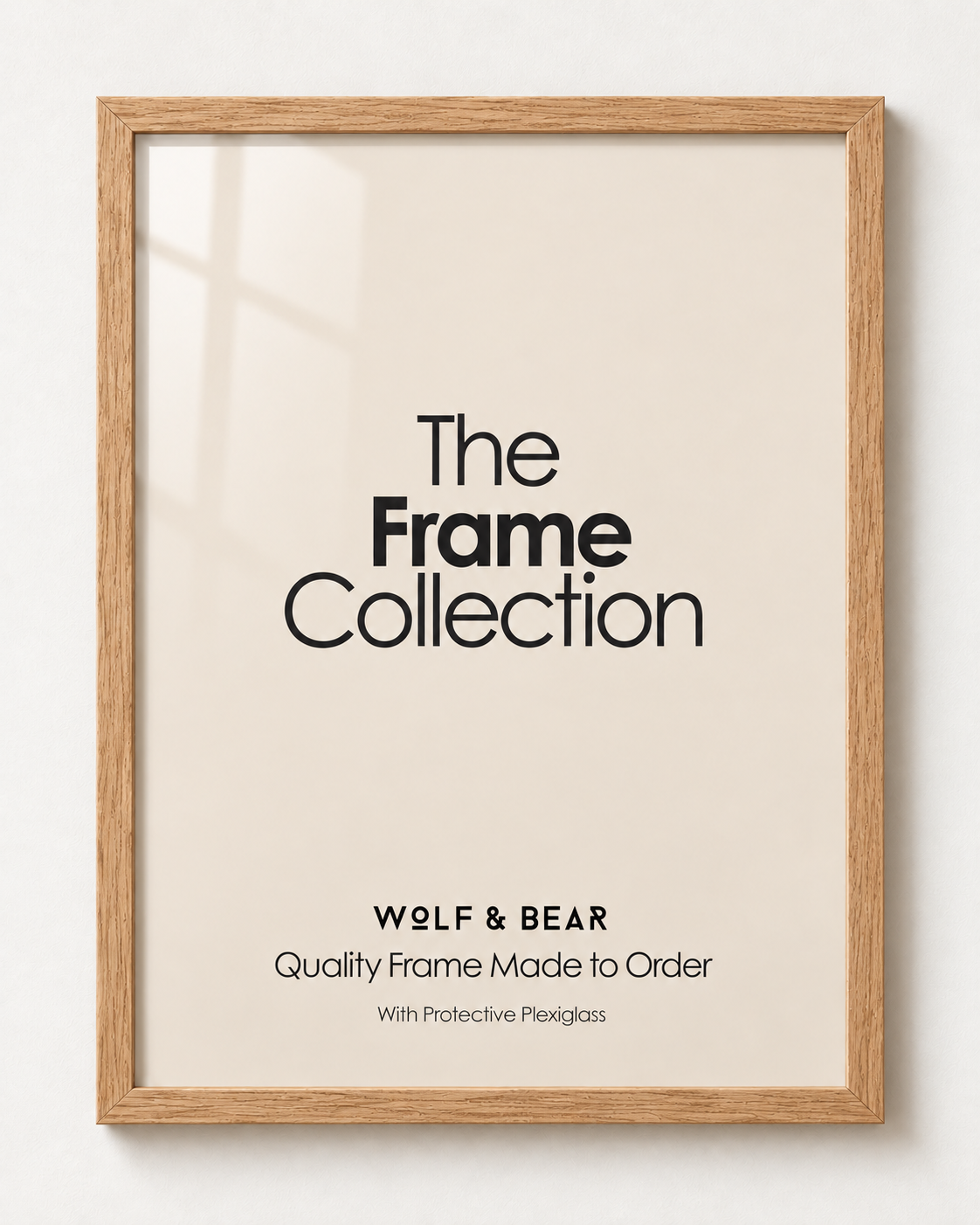 Solid Wood Oak Frame