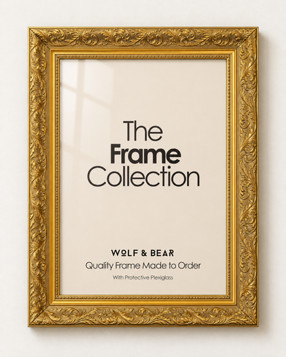 Deluxe Ornate Gold Frame Wood Collection