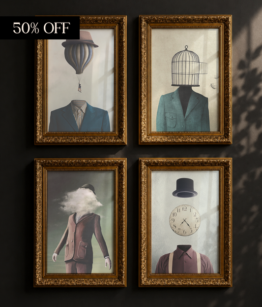 Lost in Art Bundle Set of 4 | A4 Frames in Ornate Gold  RRP £139.96