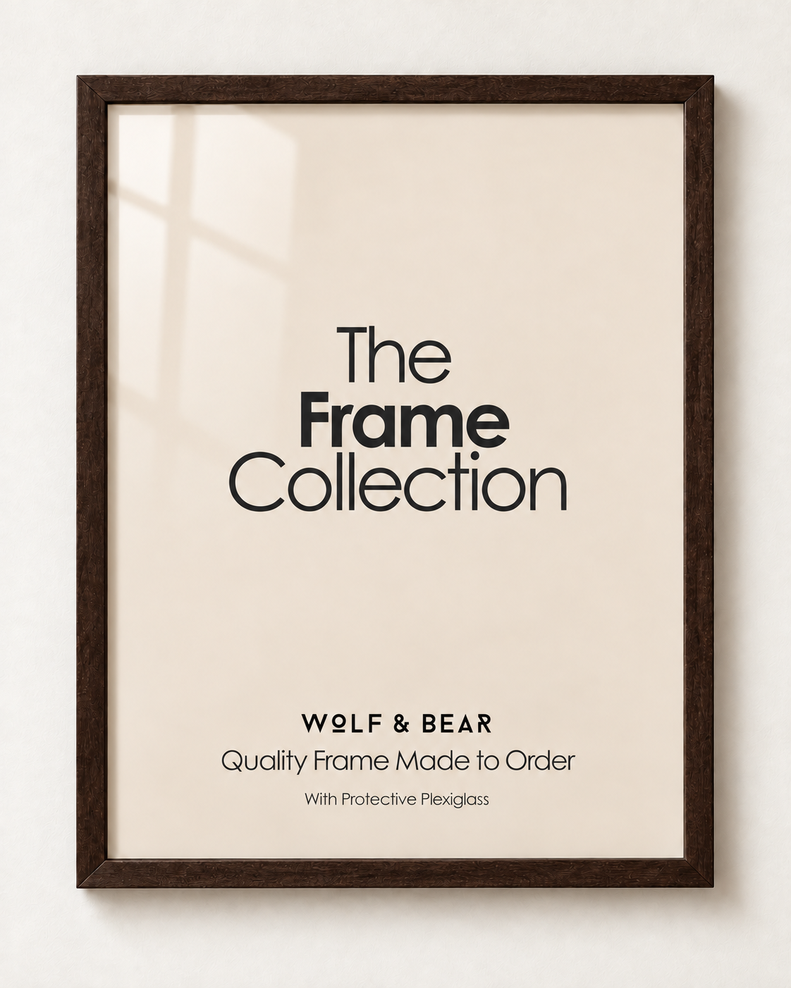 Solid Wood Walnut Frame