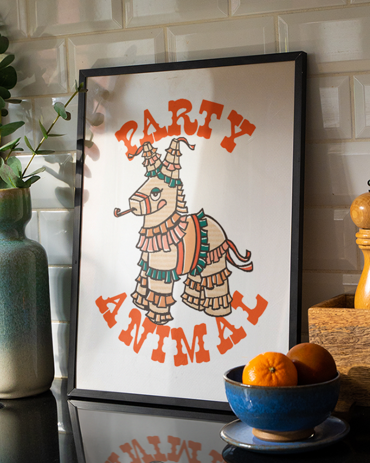 Party Animal Wall Art Quote Print