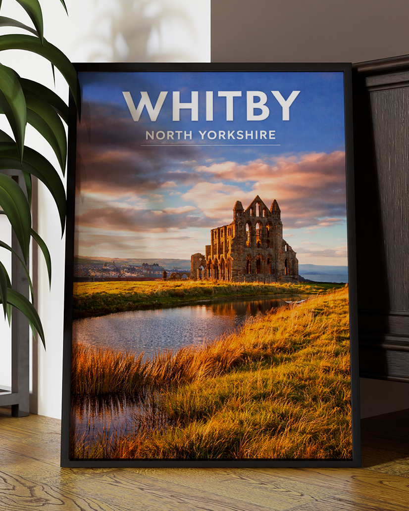Whitby Abby | Yorkshire Travel Art Print