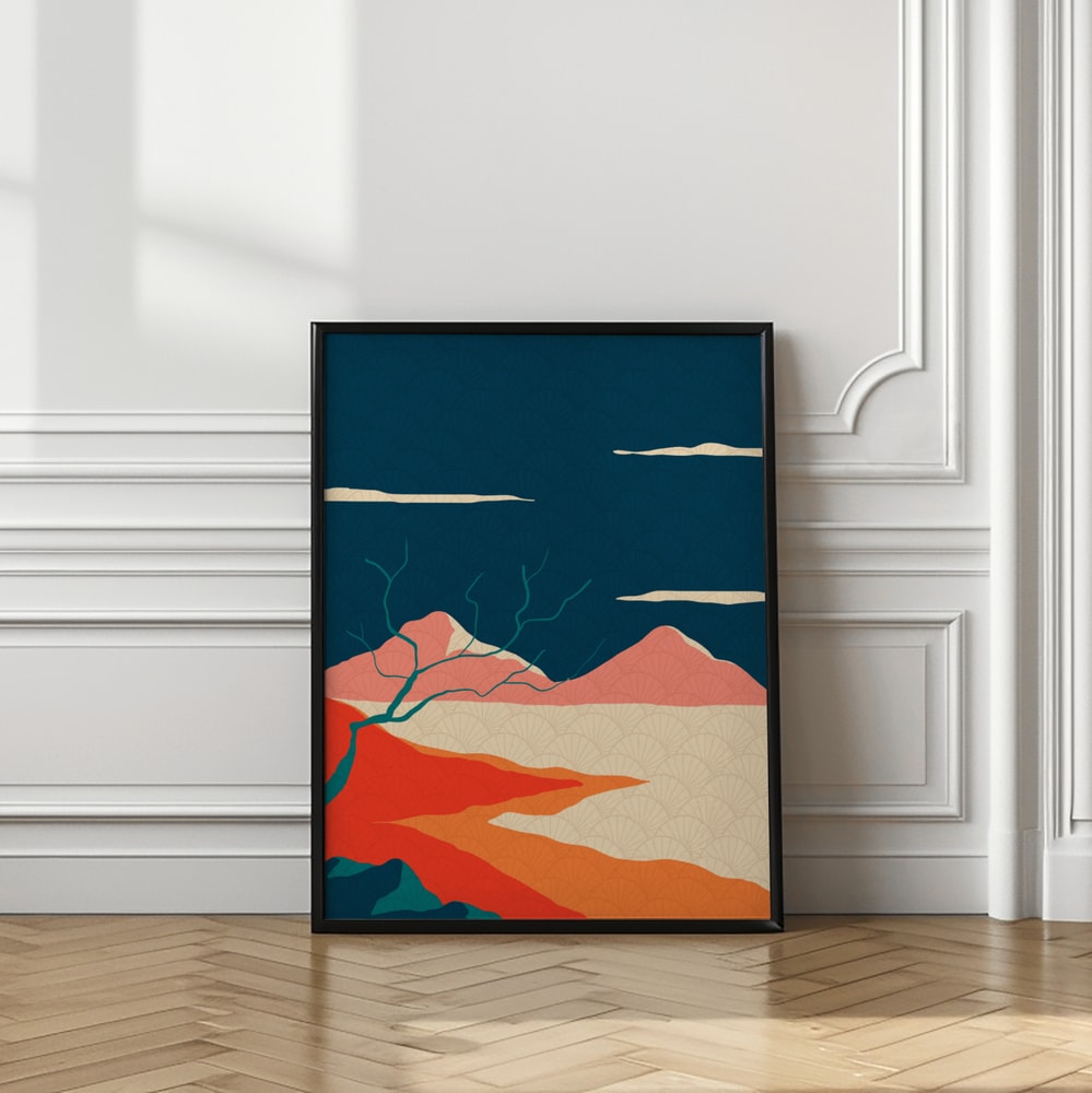 Japanese Mountain Landscape