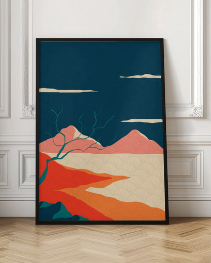 Japanese Mountain Landscape