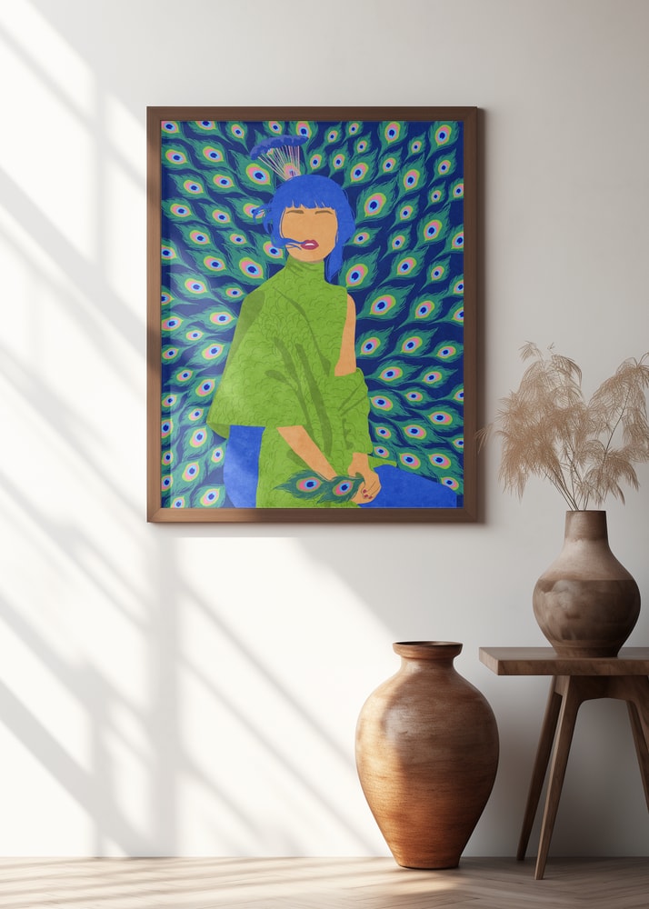 peacock woman