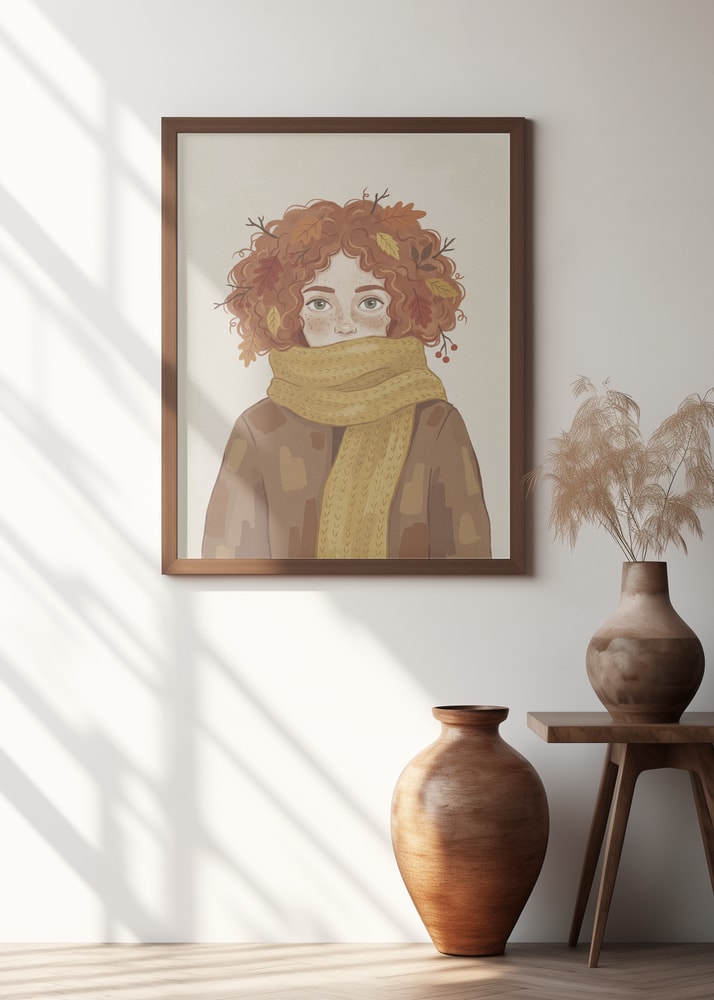 Cozy Autumn Girl