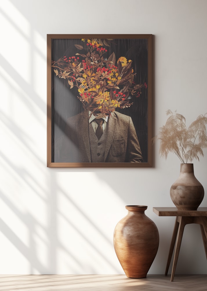 Botanical Gentleman Portrait