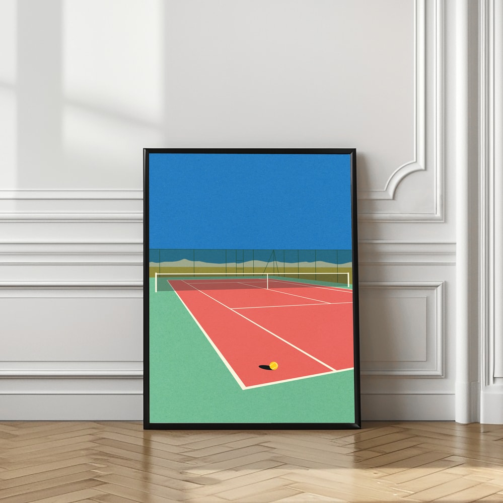 Tennis Court In the Desert