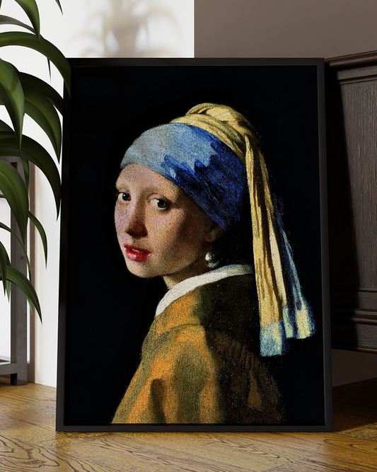 The Girl with the Pearl Earring Portrait Print | Iconic Wall Art