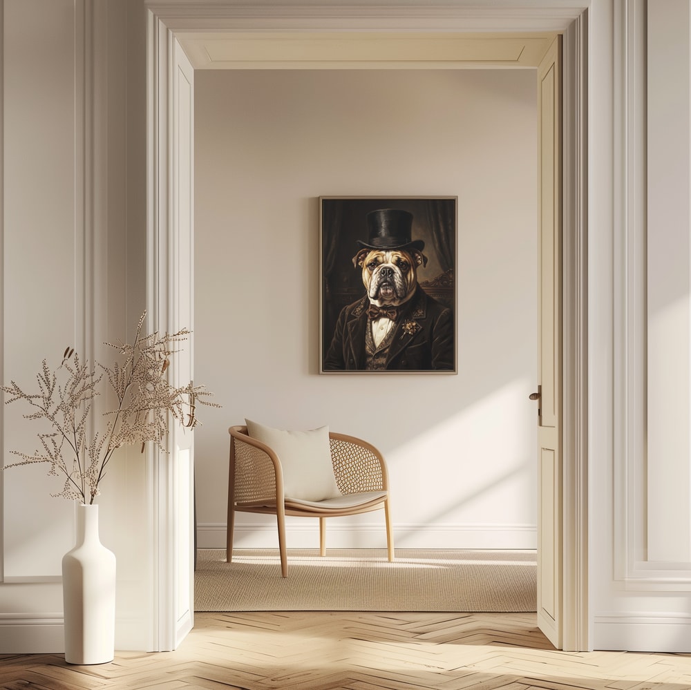 Dapper Bulldog Portrait