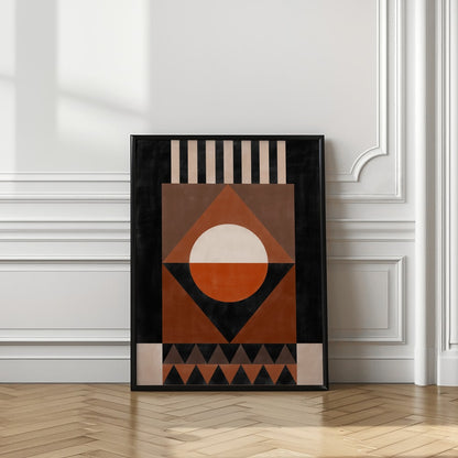 Bold Terracotta Geometry