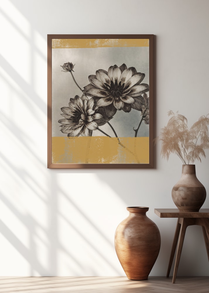 Vintage Dahlia Blooms