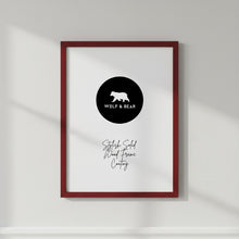 Load image into Gallery viewer, Solid Wood Red Frame
