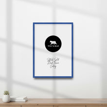 Load image into Gallery viewer, Solid Wood Blue Frame
