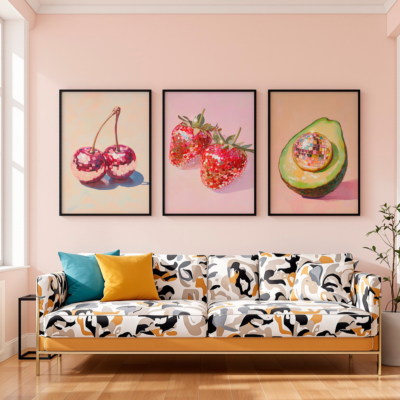 Fruits of the Disco | Gallery Wall Set of 3 Prints