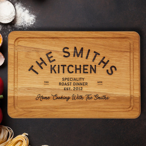 Personalised Speciality Kitchen Chopping Board | Gift for Mum | Couple Gifts | Housewarming | Engagement | Personalised Gift