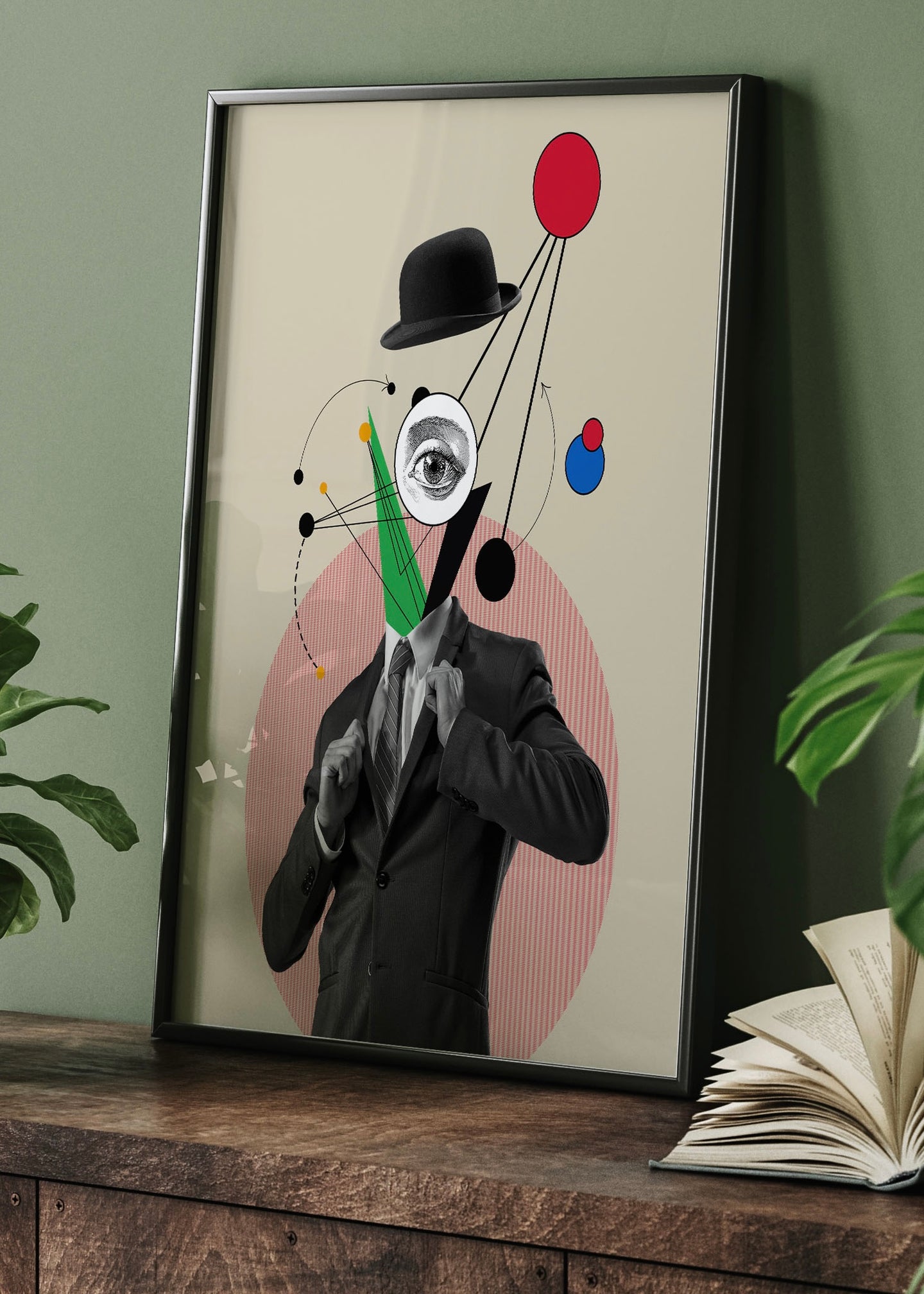 Mr Quirky Contemporary Art Collage Wall Art
