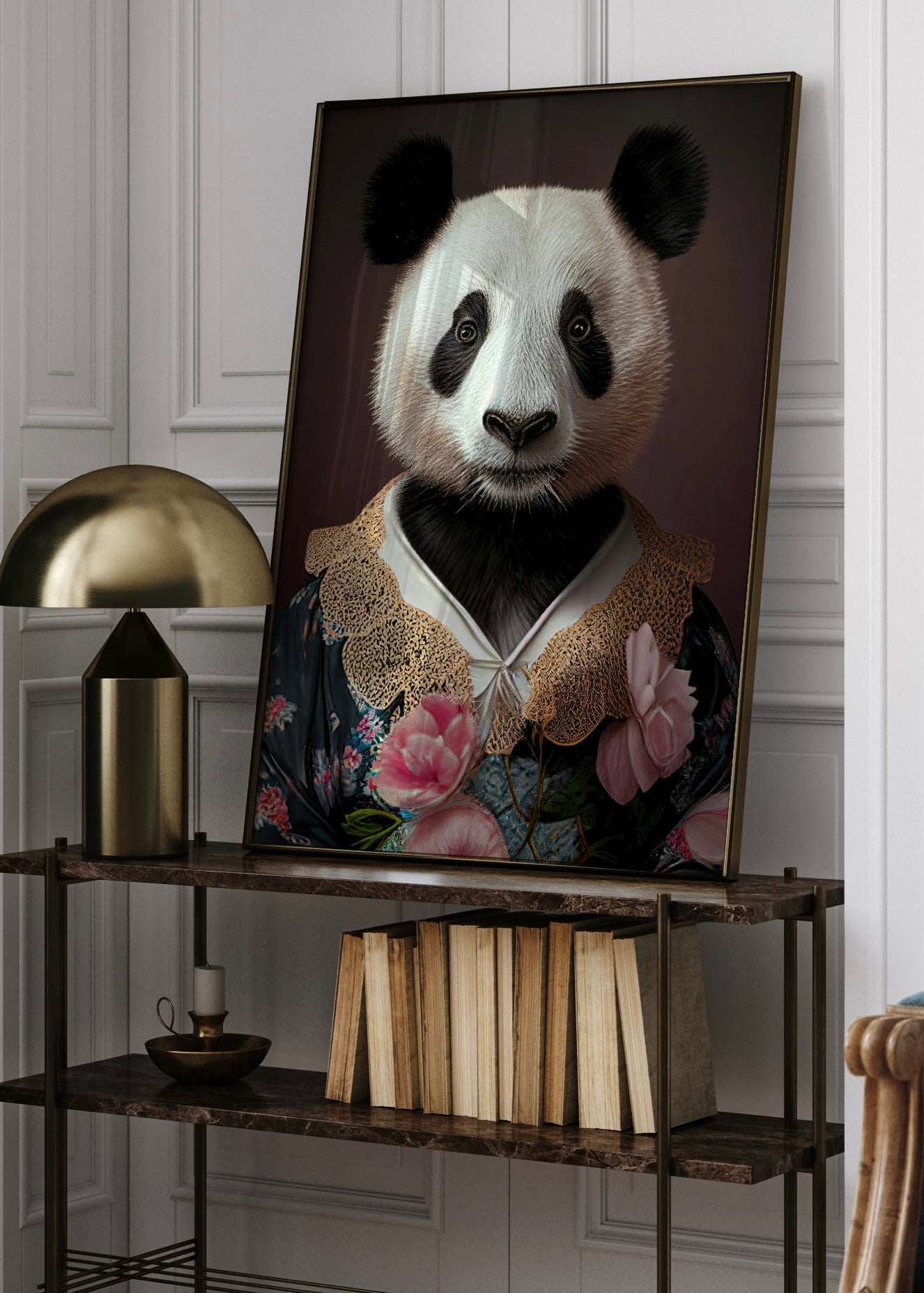 Mrs Panda Print | Altered Panda Portrait Wall Art