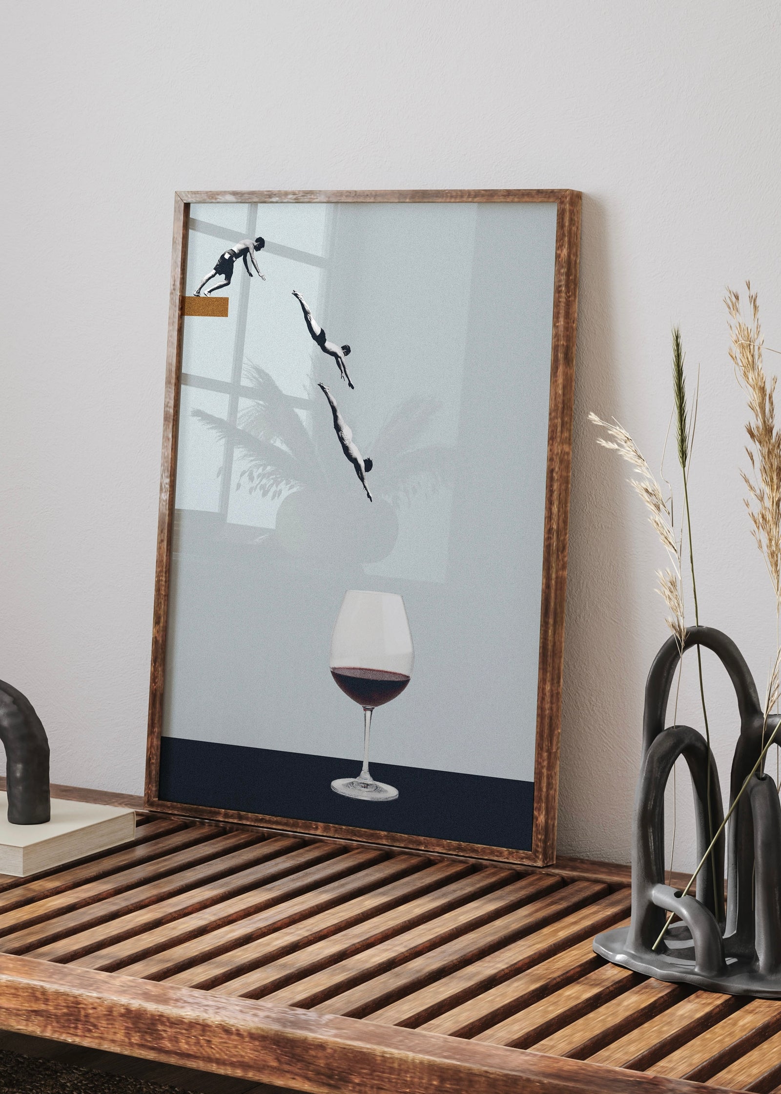 Your best friends forget you get old  | Wine wall art