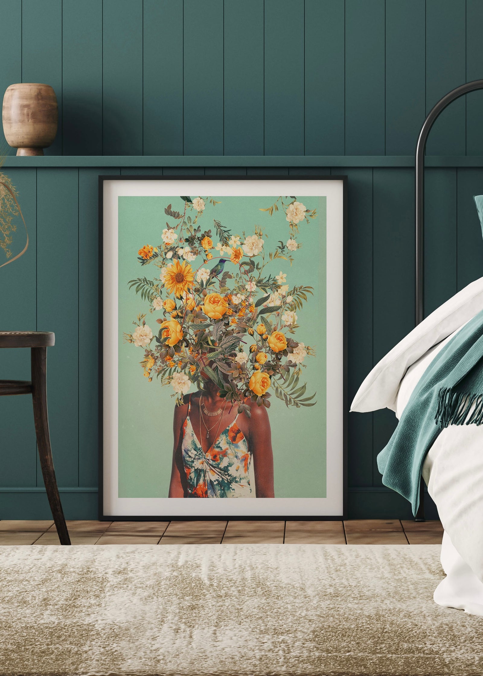 You Loved Me a Thousand Summers Ago  | Floral portrait wall art