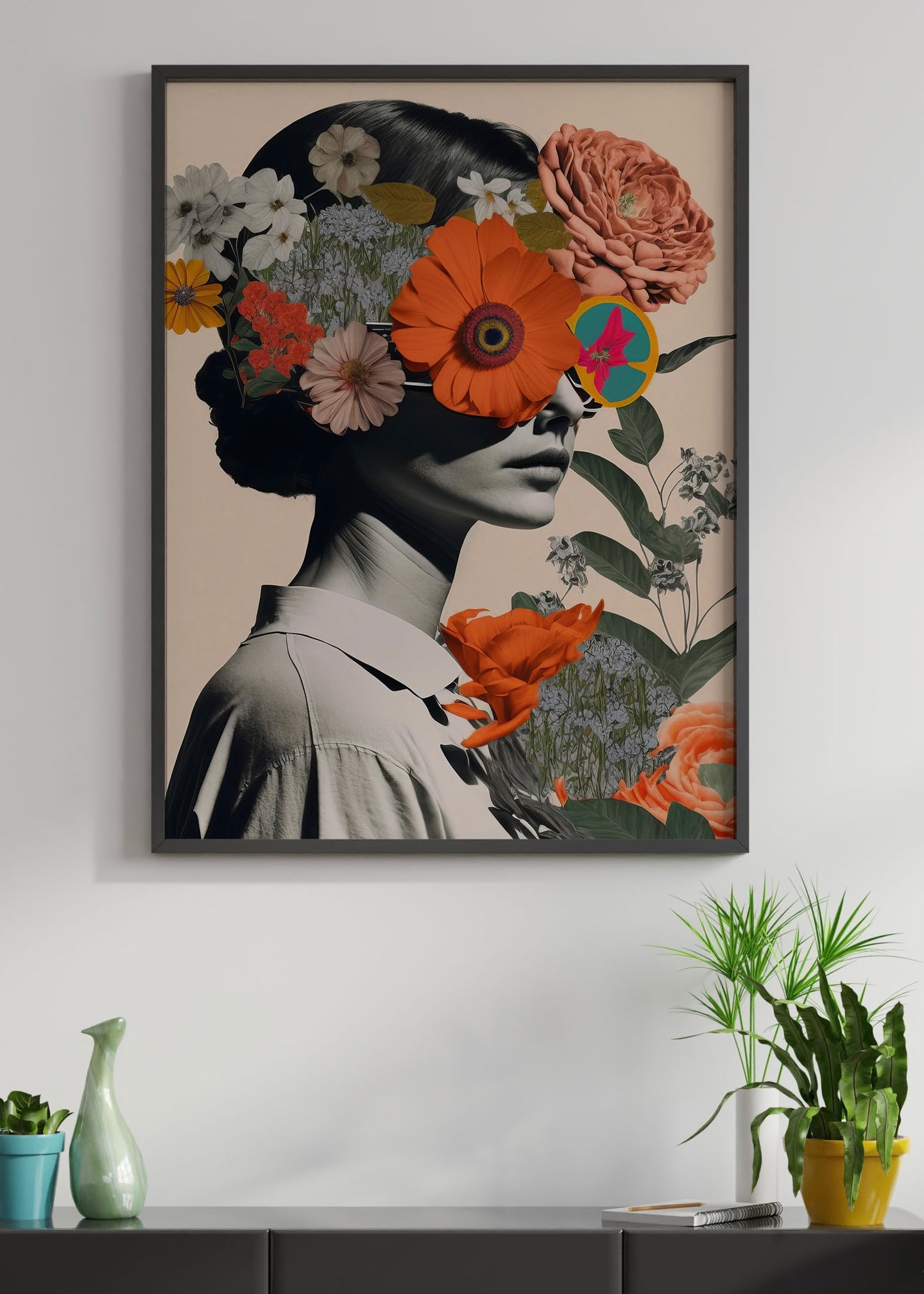 Quirky Floral Lady Print 3D Floral Effect VOL 2 | Fashion Print