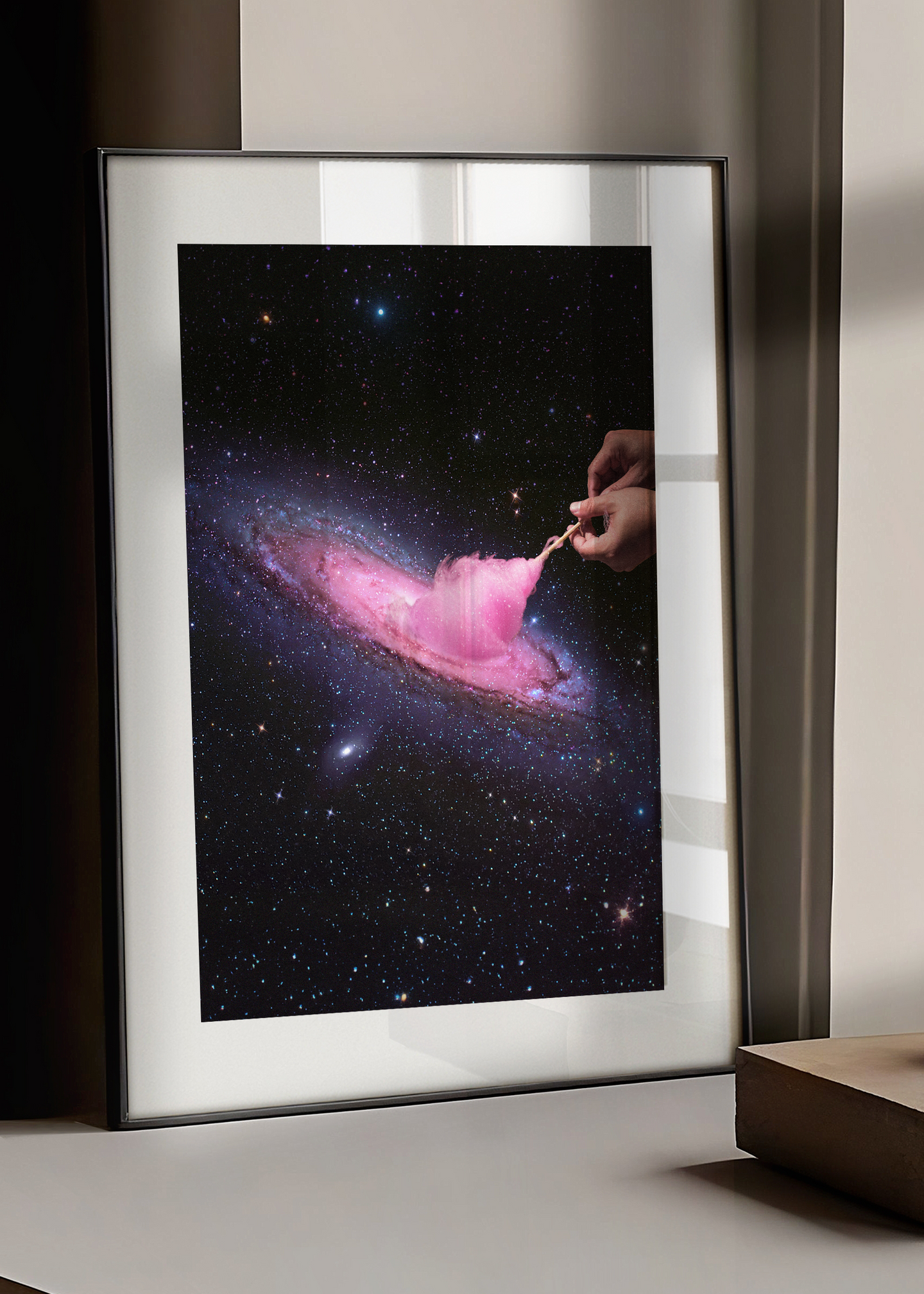 Cosmic Cotton Candy | Surreal Space Candy Art Print | By Vertigo Artography