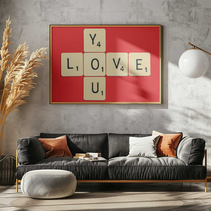 Love You Quote Print